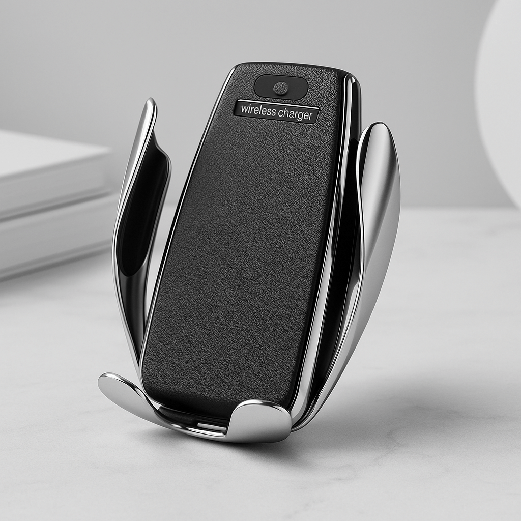 Fast Wireless Car Charger with Auto - Clamp - Lui And Me