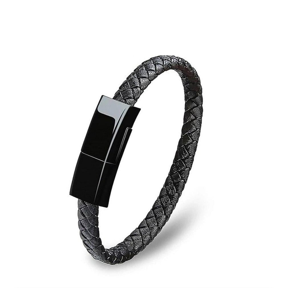 USB Bracelet Charger – Leather Design - Lui And Me