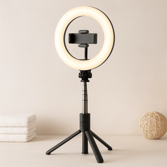 Portable 4 - in - 1 Selfie Stick with Tripod & LED - Lui And Me
